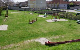 Blick auf den Spielplatz Tadten