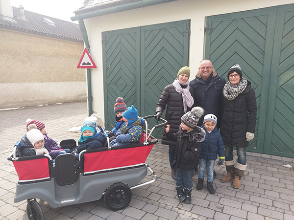 Transportwagen für den Kindergarten Tadten